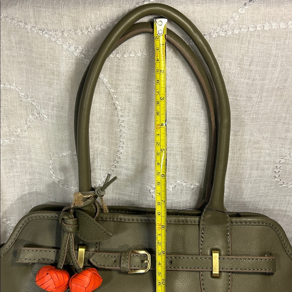 NWT Handmade leather purse with leather cherry charm - Picture 4 of 16